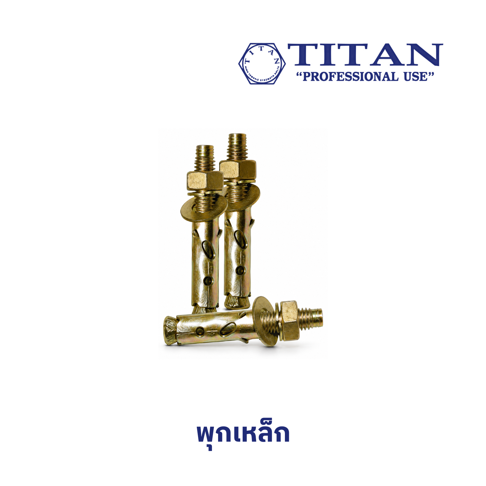 ปุ๊กเหล็ก ชุบ-DARCO 3/8" (75/ก)